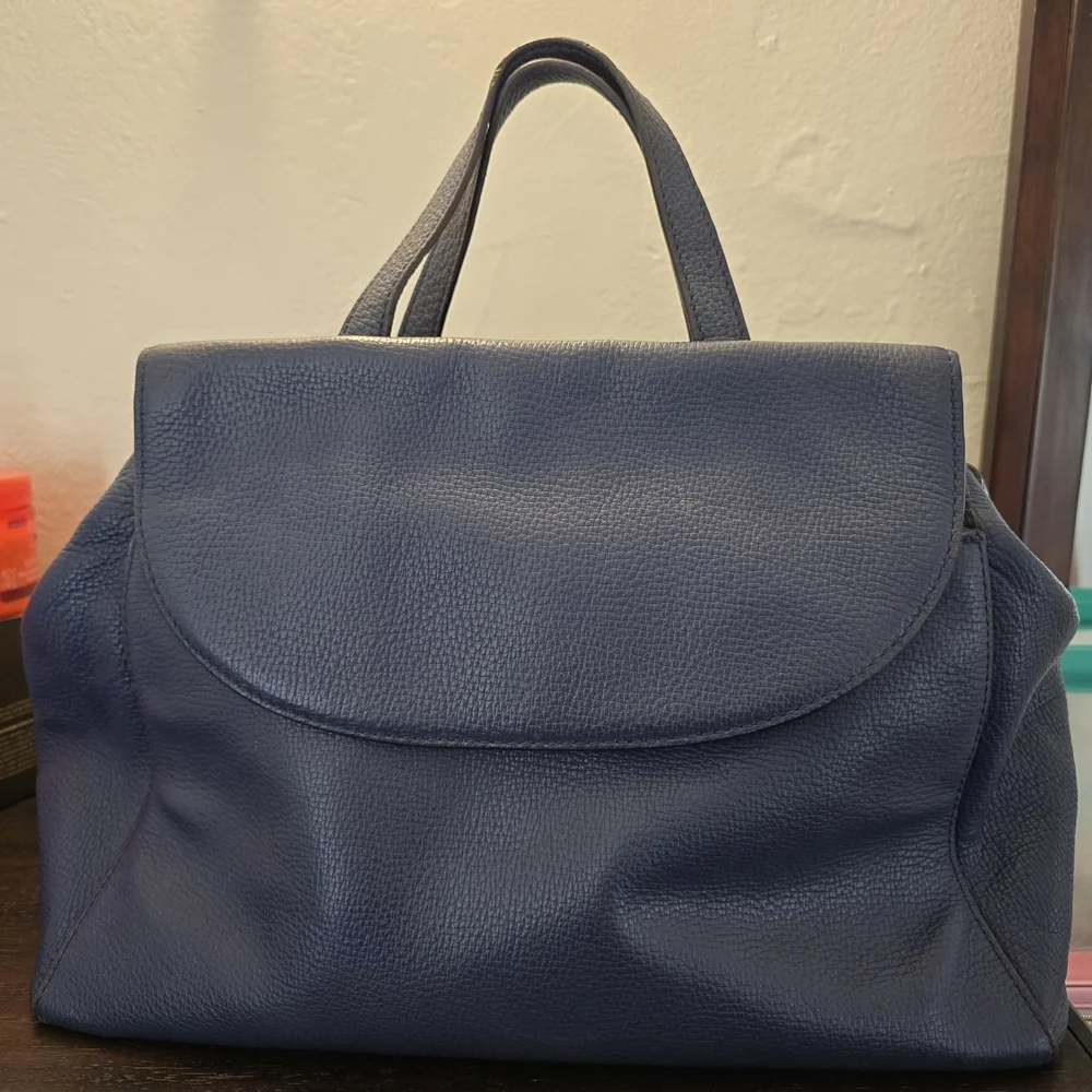 KATE SPADE BLUE PEBBLED LEATHER 'JASPER CLARKE STREET' PURSE &Wallet